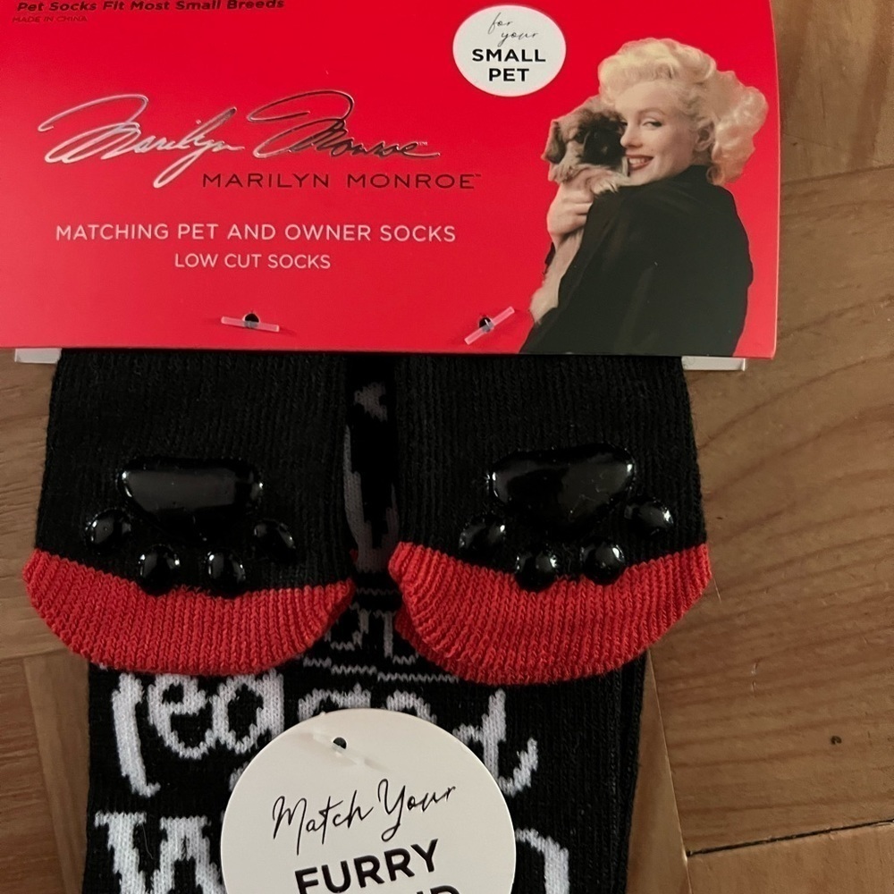 Marilyn Monroe Matching Pet and Owner Socks